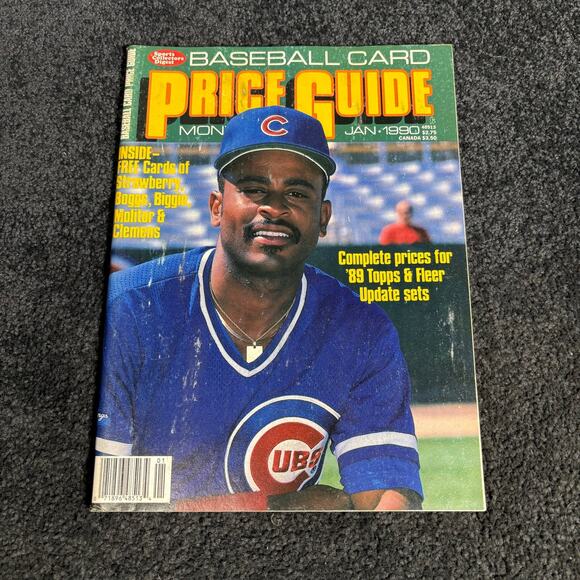 Baseball Card Price Guide Set of 4 Vintage Magazines w/ Card Inserts - 1998-1990 - Picture 9 of 16
